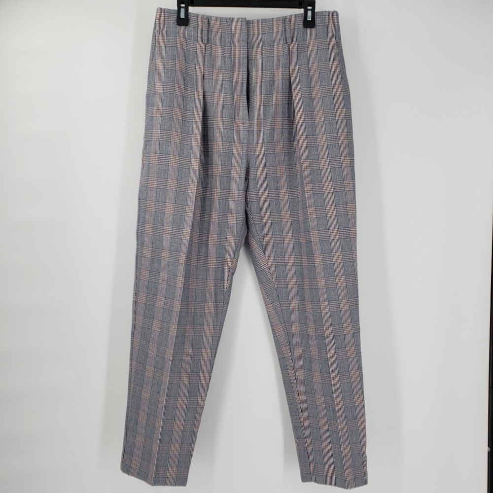 Equipment Women's Plaid Tie Waist Marcelle Trouser